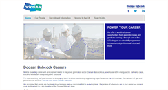 Desktop Screenshot of careers.doosanbabcock.com